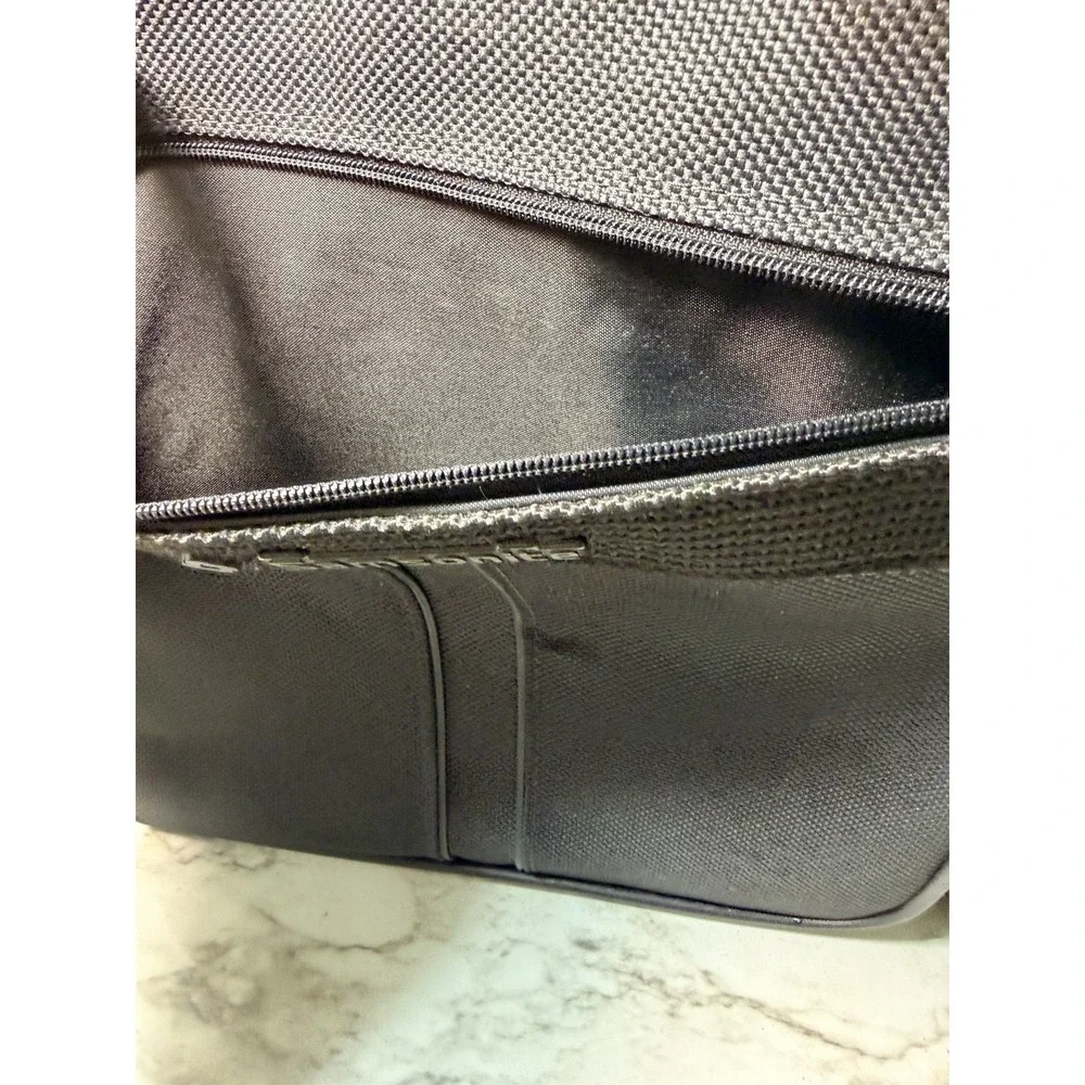 Samsonite Silhouette 4‎ Black Soft Suitcase Luggage 7 Compartment 22